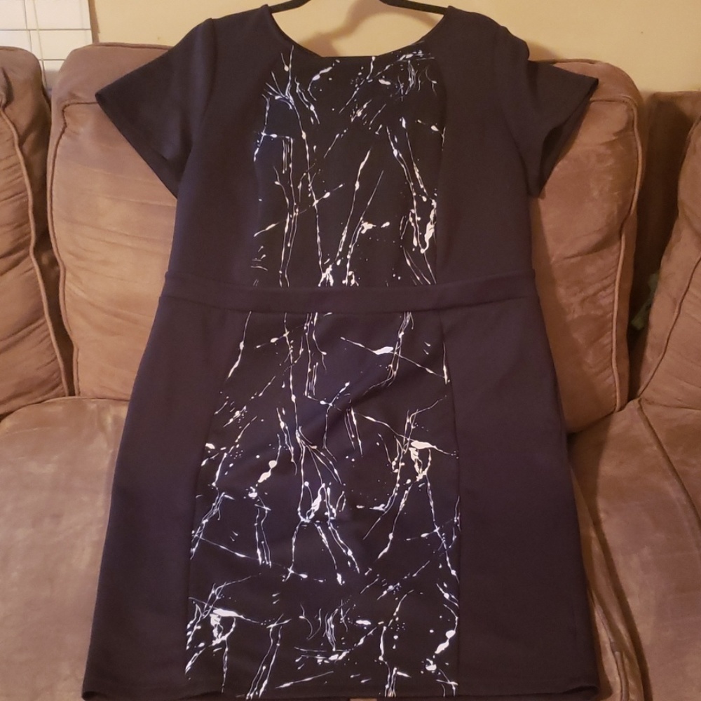 Black and white dress